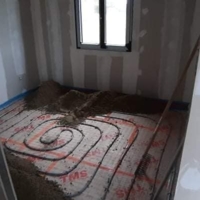 Réalisation d'une chape pour accueillir un carrelage