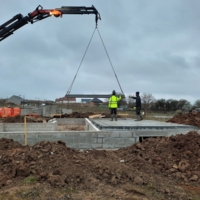 Pose du plancher écho