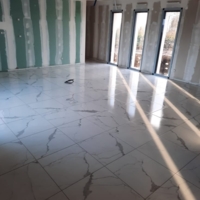 Réalisation d'un carrelage en intérieur