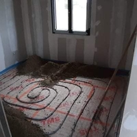 Réalisation d'une chape pour accueillir un carrelage